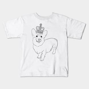 Royal Corgi Kids T-Shirt